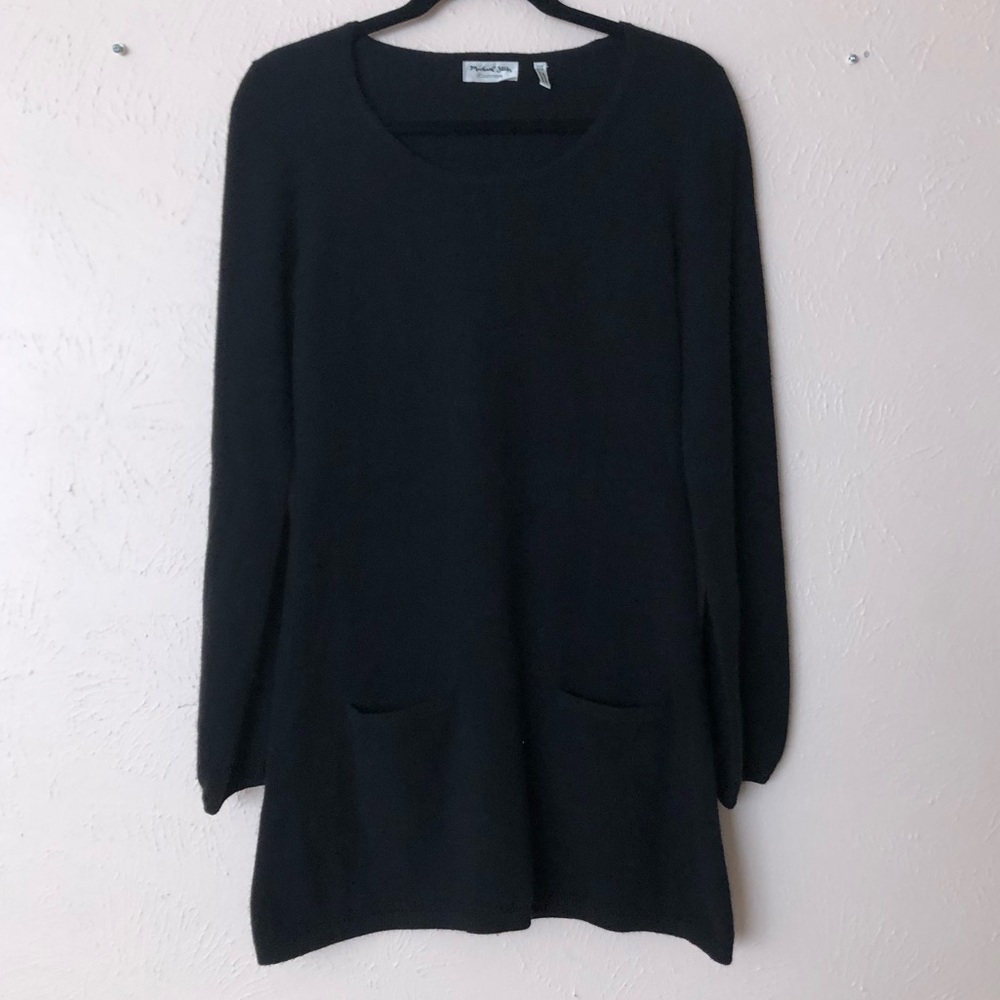 Michael Stars Cashmere Black Tunic